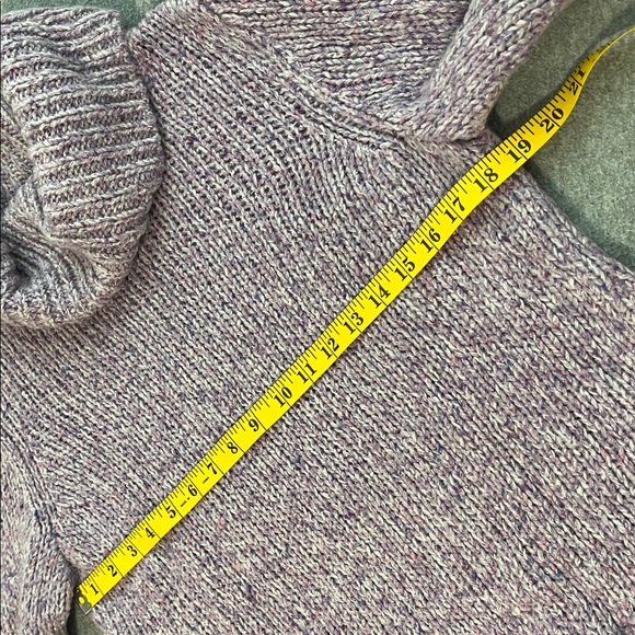 Talbots Cowl Turtleneck Sweater Womens Wool Silk Mohair Ribbed Preppy Academia - Picture 4 of 9